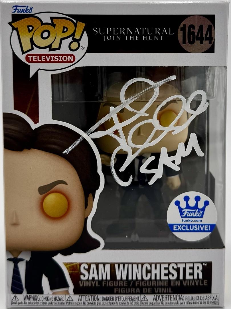 Jared Padalecki (Supernatural) signed Funko #1644 w/character inscription - Official Pix COA